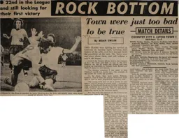 Match Report: Coventry City vs Luton Town FC (24th Sep 1974)