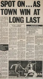 Match Report: Luton Town FC vs Carlisle United (28th Sep 1974)