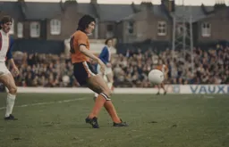 Adrian Alston lays the ball off