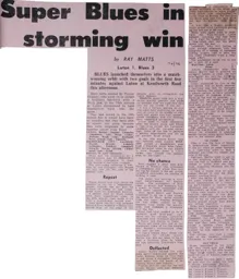 Match Report: Luton Town FC vs Birmingham City (12th Oct 1974)
