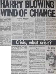 Match Report: Luton Town FC vs Middlesbrough (16th Oct 1974)