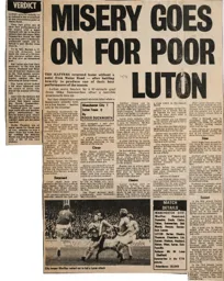 Match Report: Manchester City vs Luton Town FC (19th Oct 1974)