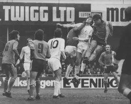 Luton lay seige on the Tottenham defence