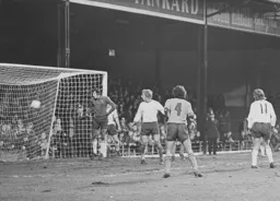 A Luton effort flashes wide