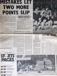 Match Report: Chelsea vs Luton Town FC (7th Dec 1974)