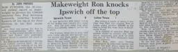Match Report: Ipswich Town vs Luton Town FC (26th Dec 1974)