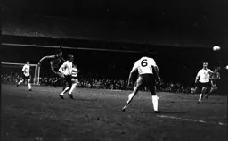 Jim Ryan fires in a low shot