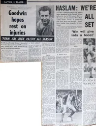 Match Report: Luton Town FC vs Birmingham City (4th Jan 1975)