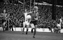 Paul Futcher defends the ball from Birmingham’s Bob Hatton