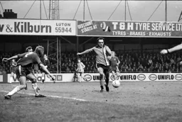 John Aston takes a shot