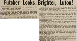 Match Report: Luton Town FC vs Newcastle United (8th Feb 1975)