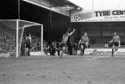 John Aston celebrates