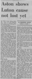 Match Report: Luton Town FC vs Leeds United (22nd Mar 1975)
