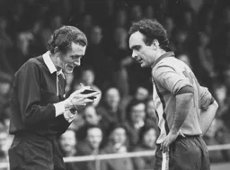 John Aston is booked