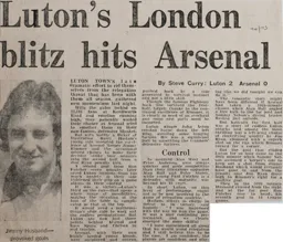Match Report: Luton Town FC vs Arsenal (25th Mar 1975)