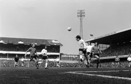 Colin Todd clears for Derby