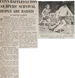 Match Report: Tottenham Hotspur vs Luton Town FC (5th Apr 1975)