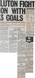 Match Report: Luton Town FC vs Leicester City (12th Apr 1975)