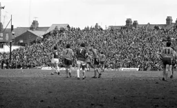 Alan West asks Keith Weller if that is the best own goal he has scored