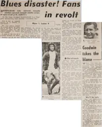 Match Report: Birmingham City vs Luton Town FC (19th Apr 1975)