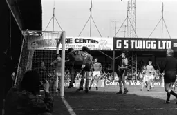 Alternative view of the Luton goal