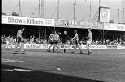 The referee chalks off a goal