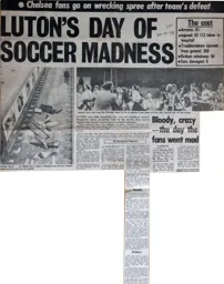 Match Report: Luton Town FC vs Chelsea (30th Aug 1975)