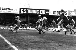 Ron Futcher nets the third