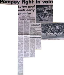 Match Report: Portsmouth vs Luton Town FC (6th Sep 1975)