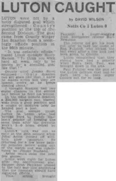 Match Report: Notts County vs Luton Town FC (20th Sep 1975)