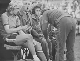 The Luton bench on a frustrating afternoon