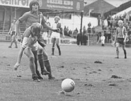 John Seasman watches as the ball goes out of play