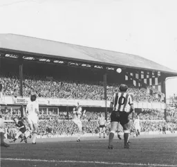 Alan West clears the ball