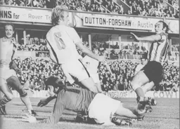 The Luton defence holds firm