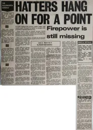 Match Report: Luton Town FC vs Bristol City (1st Nov 1975)