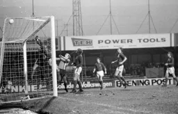 Oldham keeper under pressure