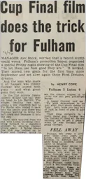 Match Report: Fulham vs Luton Town FC (22nd Nov 1975)