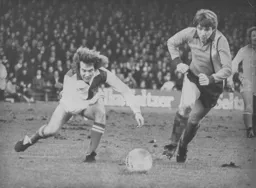 Alan West skips through the Rovers defence