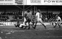 Andy King goes close