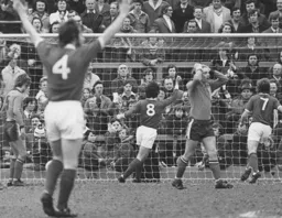 Derek Hales nets the equaliser