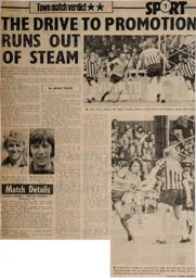 Match Report: Luton Town FC vs Notts County (10th Apr 1976)