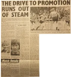 Match Report: Luton Town FC vs Notts County (10th Apr 1976)