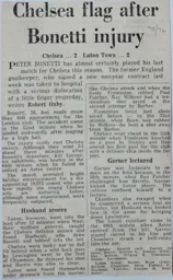 Match Report: Chelsea vs Luton Town FC (16th Apr 1976)