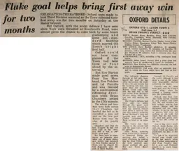 Match Report: Oxford United vs Luton Town FC (17th Apr 1976)