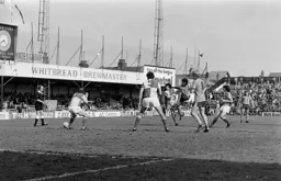 Ricky Hill fires home his first goal for the Town