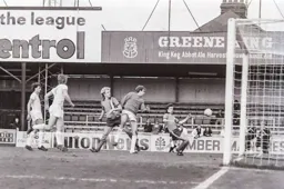 The ball flashes wide