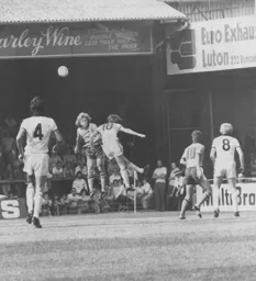 Steve Buckley heads clear