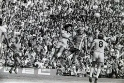 Paul Futcher clears the defensive line