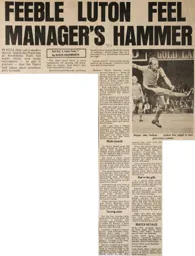 Match Report: Hull City vs Luton Town FC (24th Aug 1976)