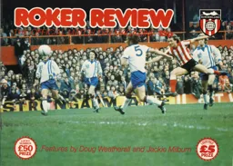 Programme: Sunderland vs Luton Town FC (31st Aug 1976)